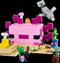 Køb LEGO Minecraft Axolotl-huset billigt på Legen.dk!