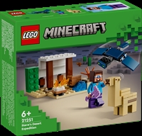 Køb LEGO Minecraft Steves ørkenekspedition billigt på Legen.dk!
