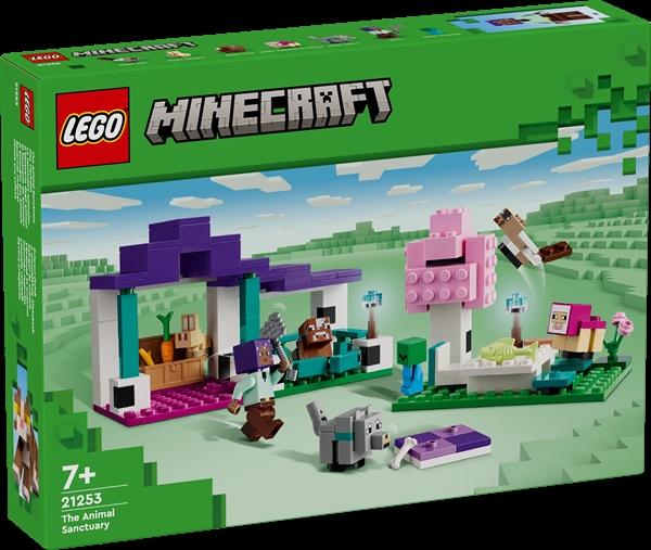 Køb LEGO Minecraft Dyrereservatet billigt på Legen.dk!