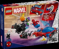 Køb LEGO Super Heroes Spider-Mans racerbil og Venom Green Goblin billigt på Legen.dk!
