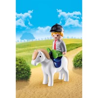Køb PLAYMOBIL 1.2.3 Dreng med pony billigt på Legen.dk!