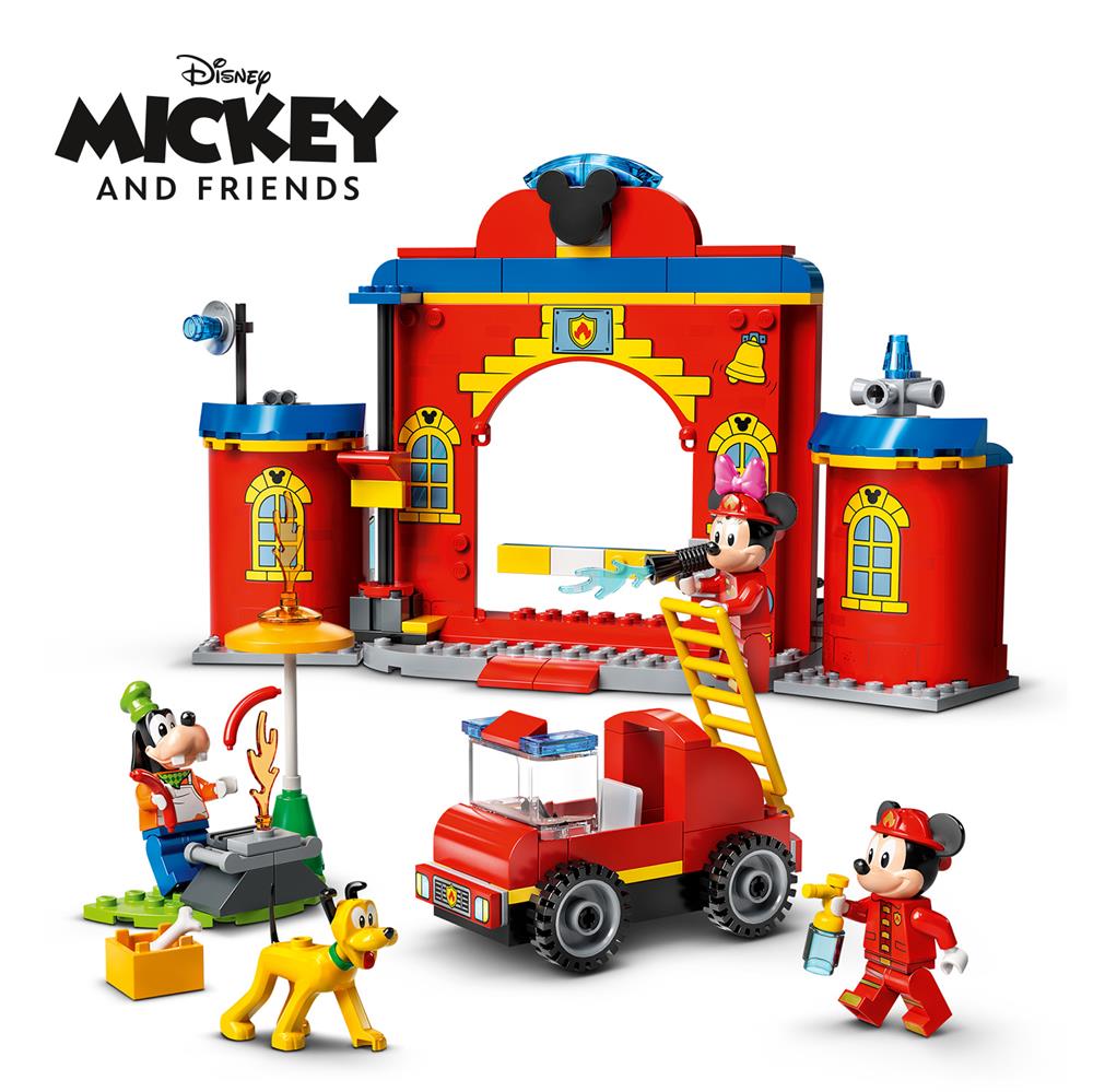 LEGO Mickey og venners brandstation på Legen.dk