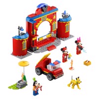 Køb LEGO Mickey & Friends Mickey og venners brandstation og brandbil billigt på Legen.dk!