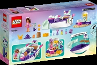 Køb LEGO Gabby\'s Dollhouse Gabby og Havkats skib og skønhedssalon billigt på Legen.dk!