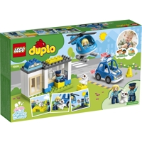 Køb LEGO DUPLO Politistation med redningshelikopter billigt på Legen.dk!