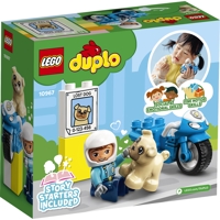 Køb LEGO DUPLO Politimotorcykel billigt på Legen.dk!