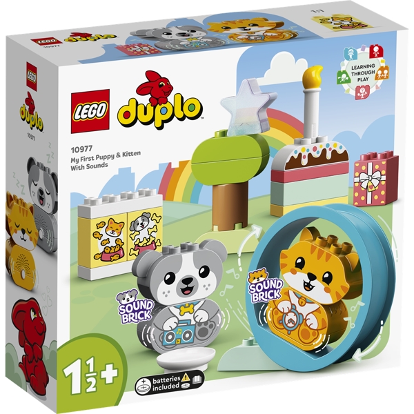 Køb LEGO DUPLO Min første hvalp og killing med lyde billigt på Legen.dk!