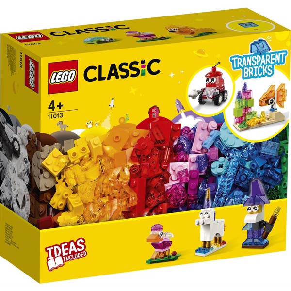 Køb LEGO Classic Kreative gennemsigtige klodser billigt på Legen.dk!