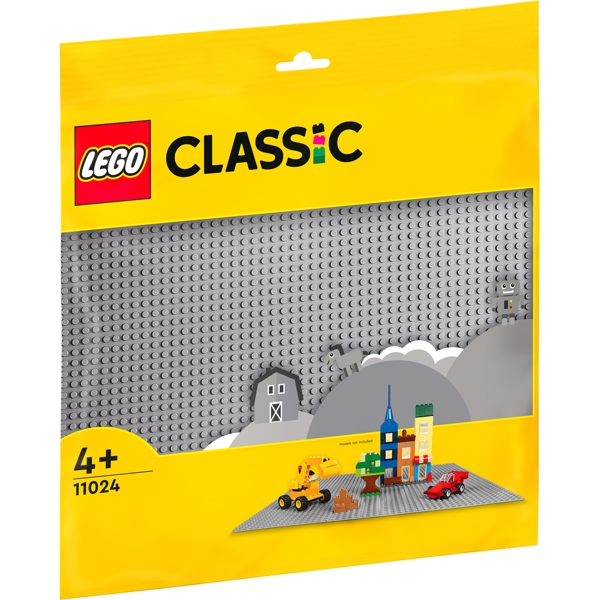 Køb LEGO Classic Grå byggeplade billigt på Legen.dk!