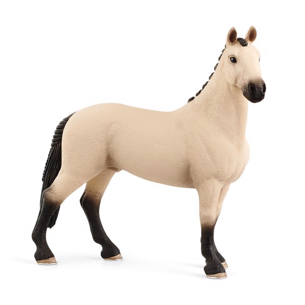 Køb Schleich Hannoverian Gelding Red Dun billigt på Legen.dk!