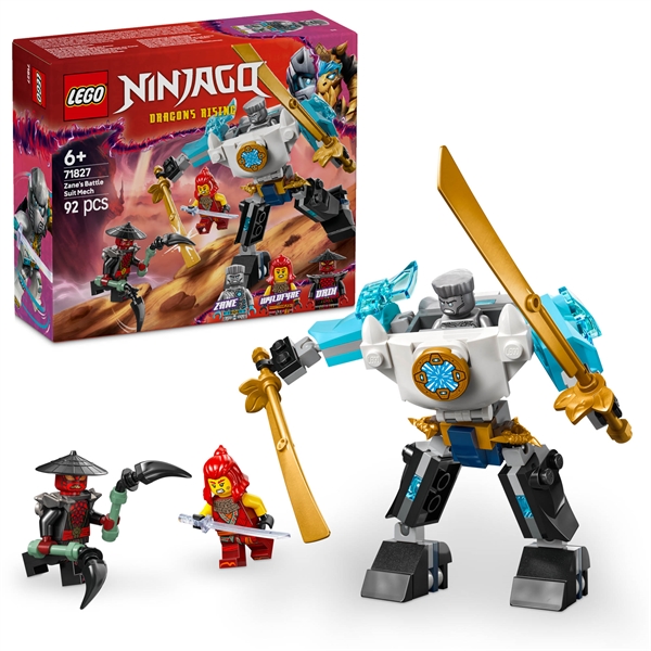LEGO Ninjago - Zanes kampdragt-mech - 71827 - 92 dele