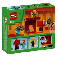 LEGO Minecraft - Nether-lavakampen - 21266 - 99 dele