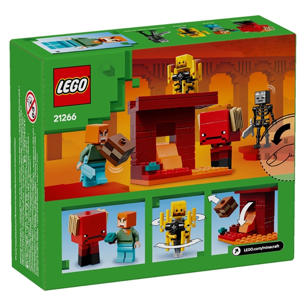 LEGO Minecraft - Nether-lavakampen - 21266 - 99 dele