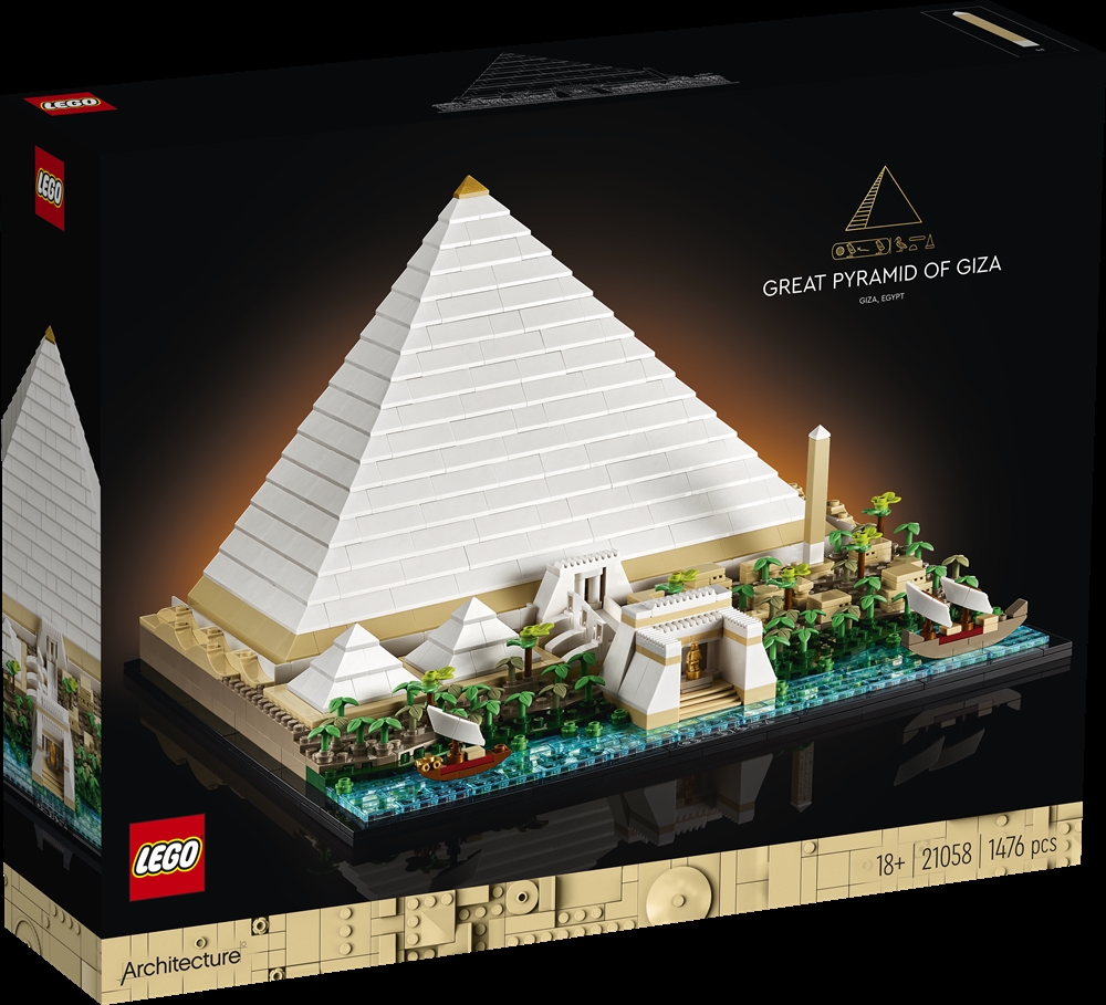 brochure Stædig At øge Køb LEGO Architecture Den store pyramide i Giza billigt på Legen.dk!