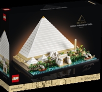 Køb LEGO Architecture Den store pyramide i Giza billigt på Legen.dk!