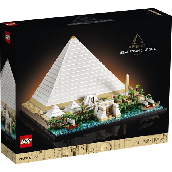 Køb LEGO Architecture Den store pyramide i Giza billigt på Legen.dk!