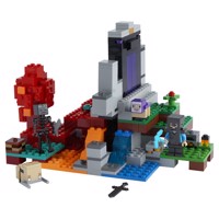 Køb LEGO Minecraft Den ødelagte portal billigt på Legen.dk!