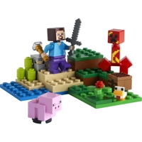 Køb LEGO Minecraft Creeper-bagholdet billigt på Legen.dk!