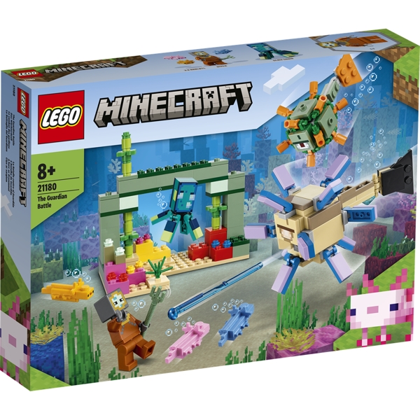 Køb LEGO Minecraft Vogterkampen billigt på Legen.dk!