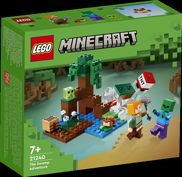 Køb LEGO Minecraft Sumpeventyret billigt på Legen.dk!