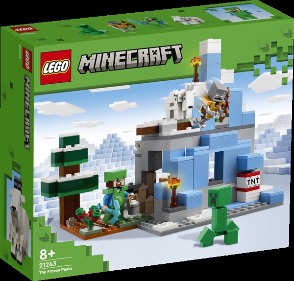 Køb LEGO Minecraft De frosne tinder billigt på Legen.dk!