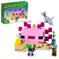 Køb LEGO Minecraft Axolotl-huset billigt på Legen.dk!