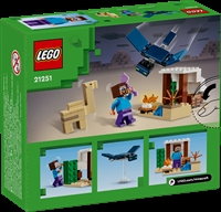 Køb LEGO Minecraft Steves ørkenekspedition billigt på Legen.dk!