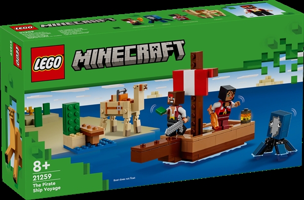 Køb LEGO Minecraft Piratskibsrejsen billigt på Legen.dk!