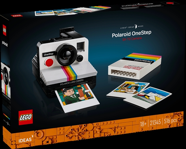 Køb LEGO Ideas Polaroid OneStep SX-70-kamera billigt på Legen.dk!