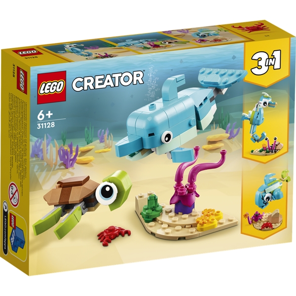 Køb LEGO Creator Delfin og skildpadde Legen.dk!