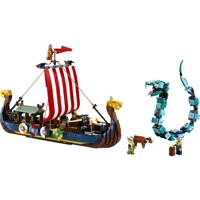 Køb LEGO Creator Vikingeskib og Midgårdsormen billigt på Legen.dk!