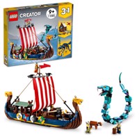 Køb LEGO Creator Vikingeskib og Midgårdsormen billigt på Legen.dk!