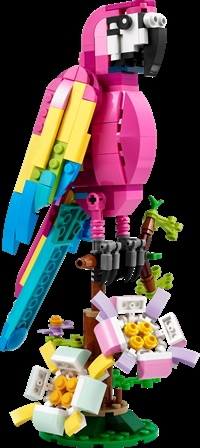 Køb LEGO Creator Eksotisk pink papegøje billigt på Legen.dk!