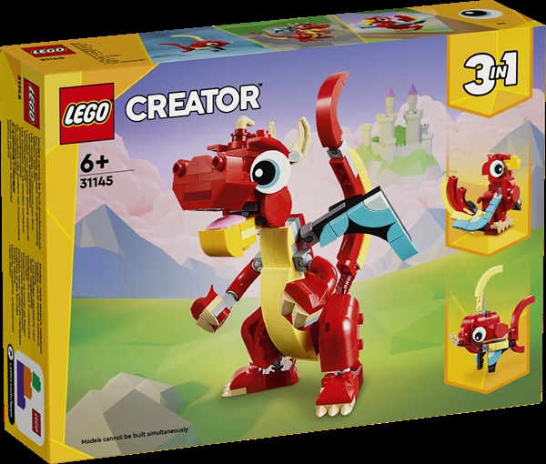 Køb LEGO Creator Rød drage billigt på Legen.dk!