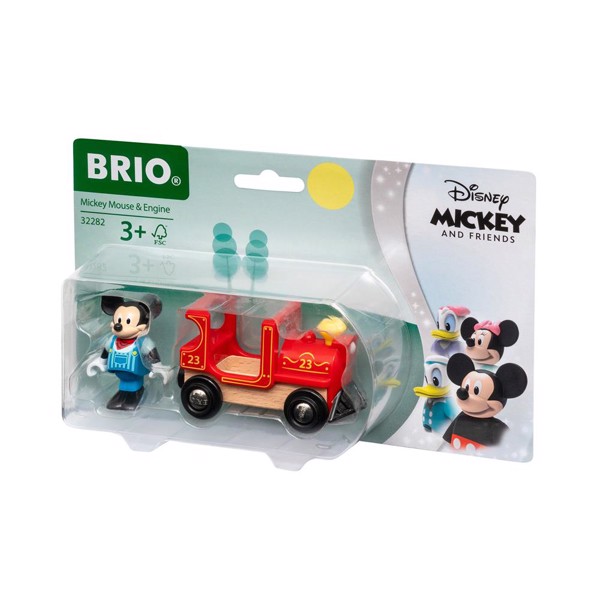 Køb BRIO Mickey Mouse og lokomotiv billigt på Legen.dk!