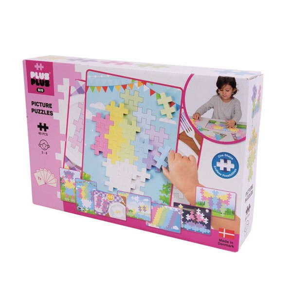 Køb Plus-Plus BIG Picture Puzzel Pastel - 60 pcs billigt på Legen.dk!