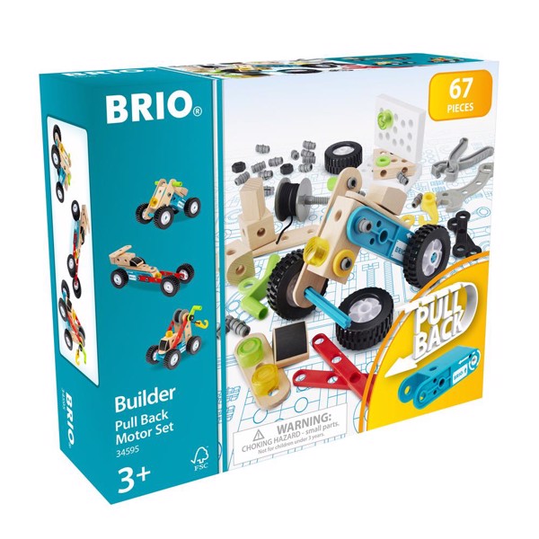 Køb BRIO Builder Pull back-motorsæt billigt på Legen.dk!