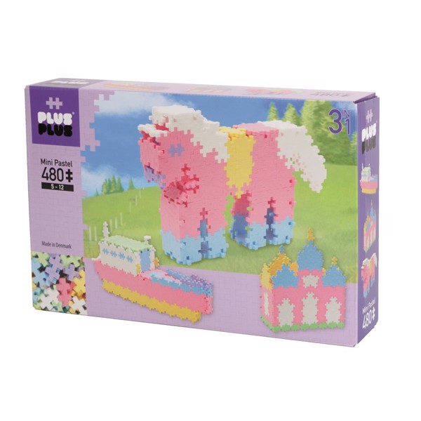 Køb samlesæt - 3i1 Plus-Plus Pastel 480 pcs 3in1 billigt på Legen.dk!