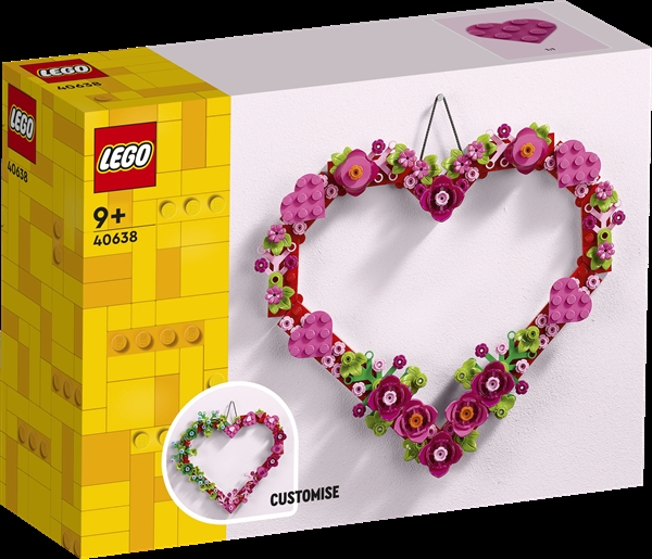 Køb LEGO Icons Hjertepynt billigt på Legen.dk!