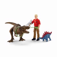 Køb Schleich Tyrannosaurus Rex attack billigt på Legen.dk!