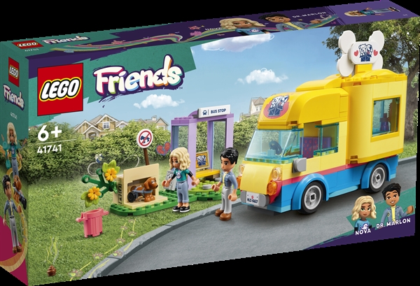 Køb LEGO Friends Hunderedningsvogn billigt på Legen.dk!