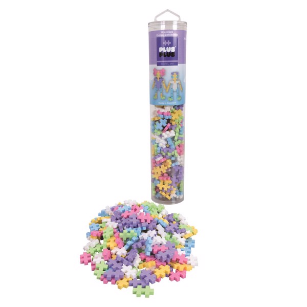 Køb Open play Plus-Plus Pastel mix - 240 pcs Tube billigt på Legen.dk!