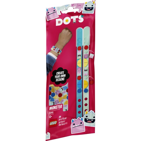 Køb LEGO DOTs Monster-armbånd billigt på Legen.dk!