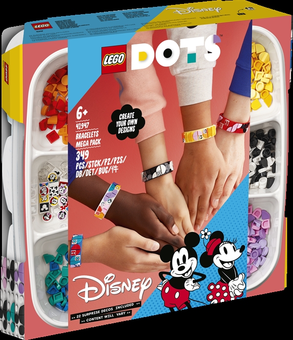 Køb LEGO DOTS Mickey og venner armbånd-megapakke billigt på Legen.dk!