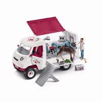 Køb Schleich Mobil dyrelæge med Hanover føl billigt på Legen.dk!