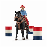 Køb Schleich Barrel Racing Fun billigt på Legen.dk!