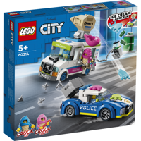 Køb LEGO City Politijagt med isbil billigt på Legen.dk!