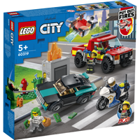 Køb LEGO City Brandslukning og politijagt billigt på Legen.dk!