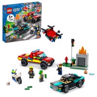 Køb LEGO City Brandslukning og politijagt billigt på Legen.dk!