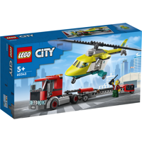 Køb LEGO City Redningshelikopter-transporter billigt på Legen.dk!